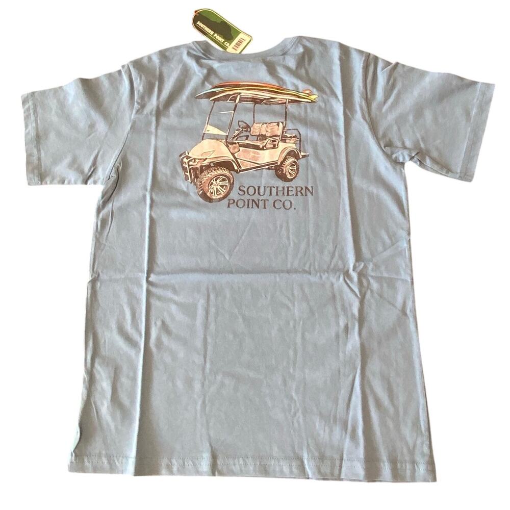 Southern Point‎ Co. Beach Cart Short Sleeve Tee NWT size small